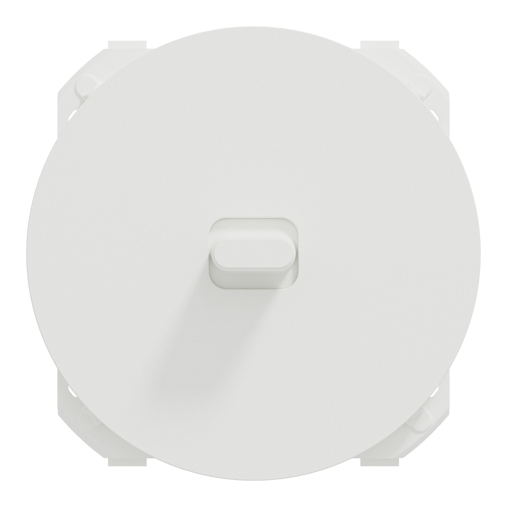 Odace enjo VV ou poussoir à levier blanc